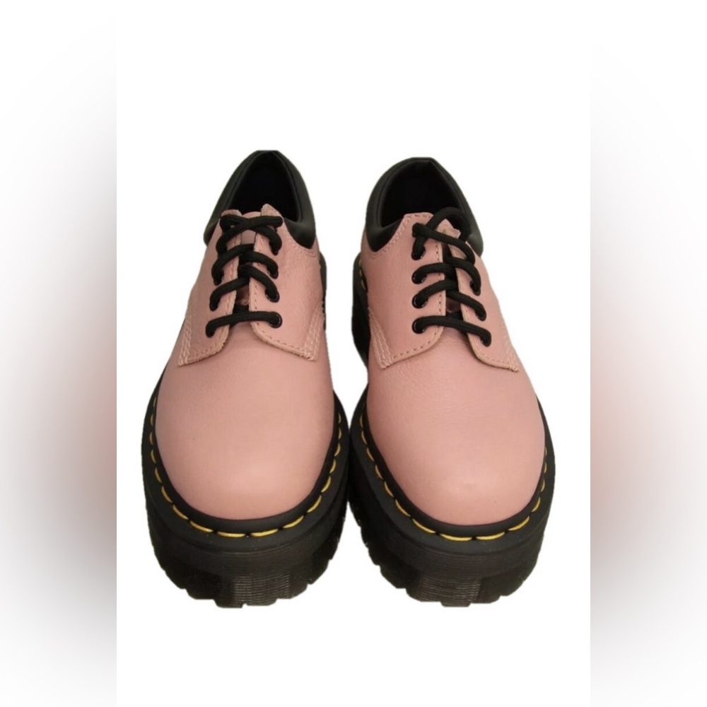 Dr. Martens 8053 Quad 2” Platform Leather Oxford shoes in Pink Color Size 6 NWOB - Picture 4 of 13